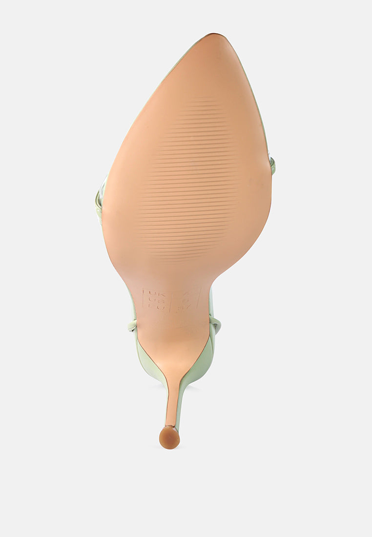 Sphynx High Heel Lace Up Heels-2